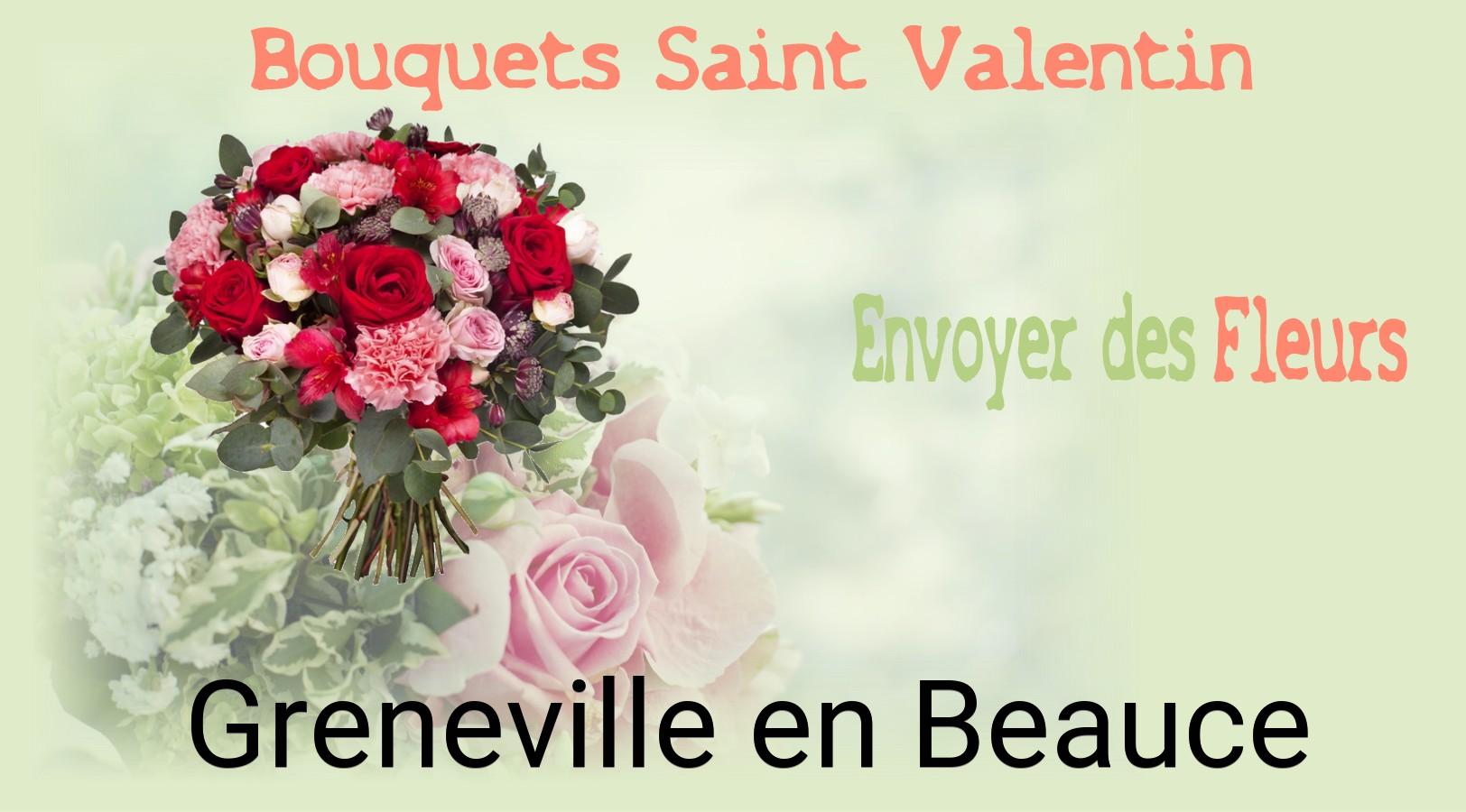 Roses de Saint-Valentin livrées à Greneville-en-Beauce